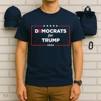 2024 Democrats For Trump T-Shirt thumb 6
