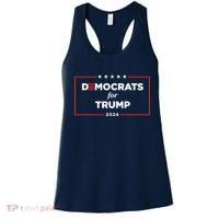 2024 Democrats For Trump Women's Tank Top thumb 0