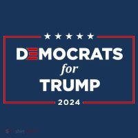 2024 Democrats For Trump Women's Long Sleeve Shirt thumb 2