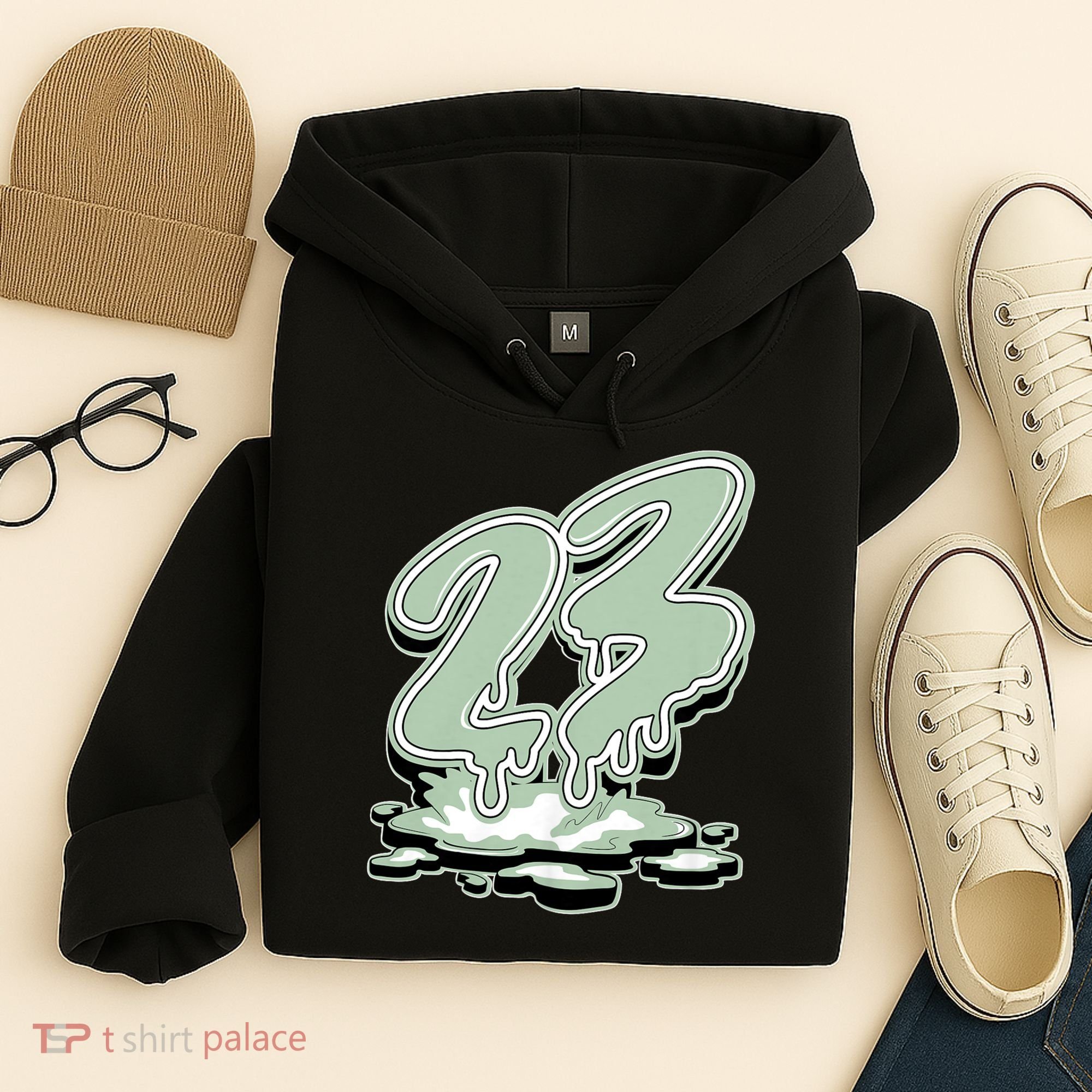 23 Drip Seafoam Abundance 4s Matching Hoodie