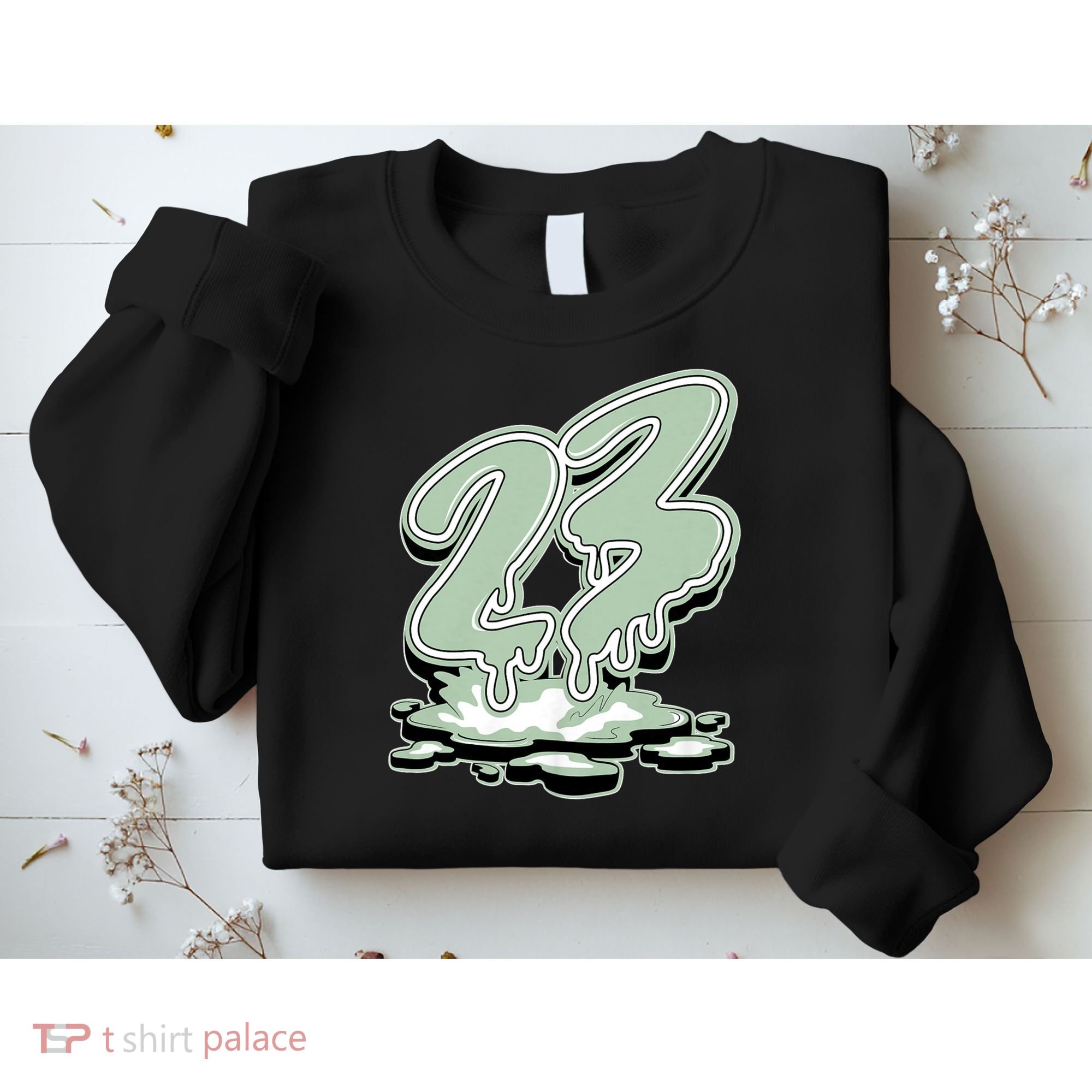 23 Drip Seafoam Abundance 4s Matching Sweatshirt