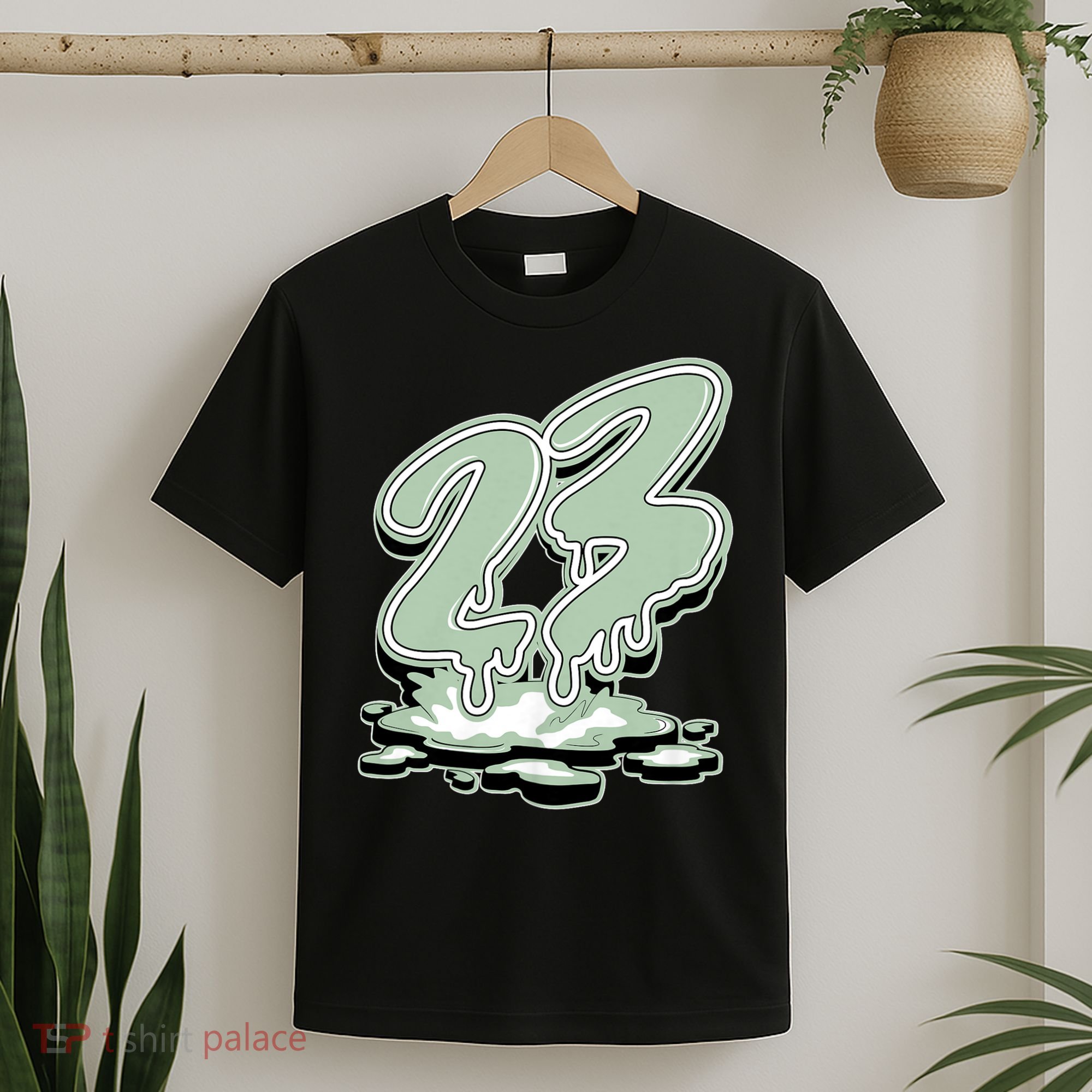 23 Drip Seafoam Abundance 4s Matching T-Shirt