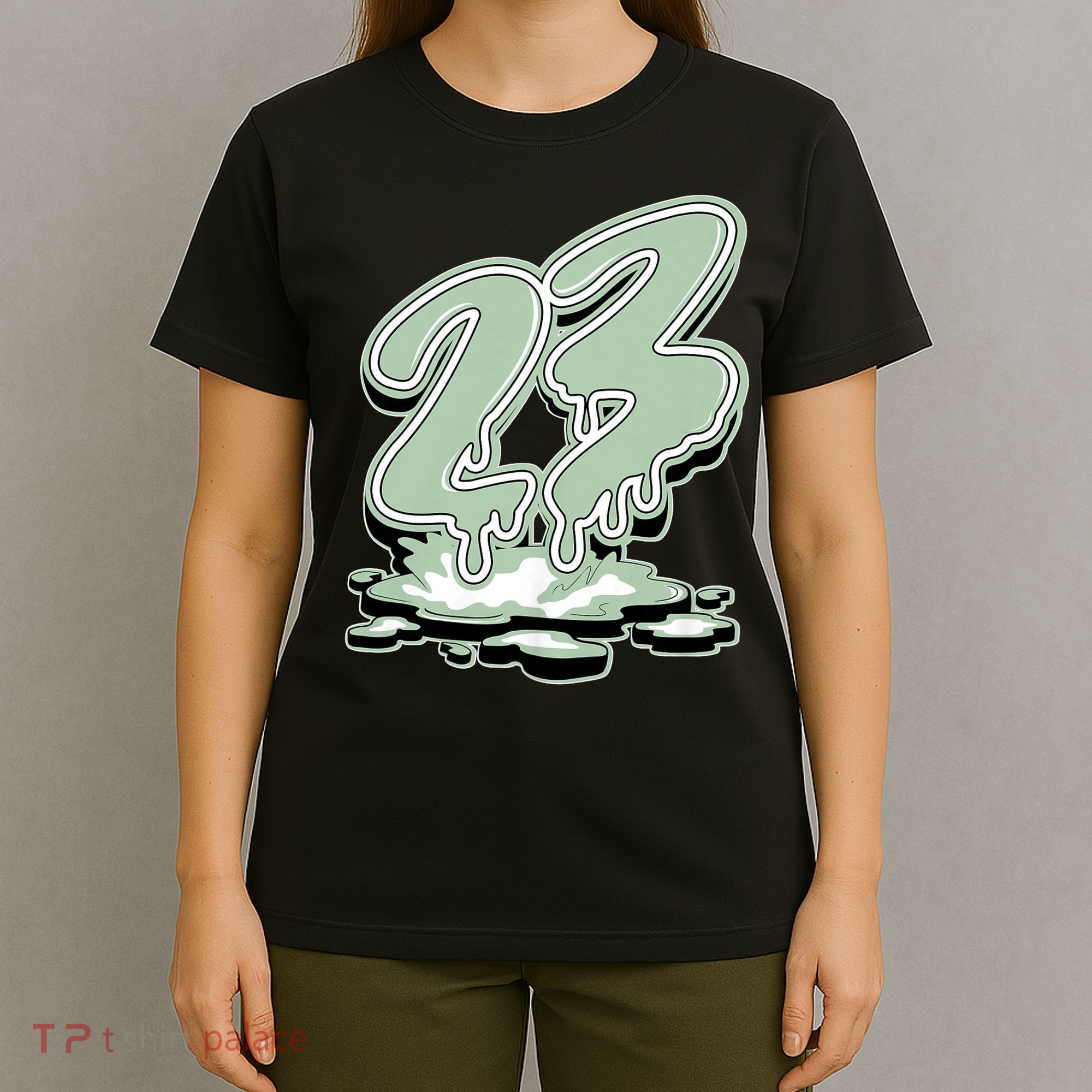23 Drip Seafoam Abundance 4s Matching T-Shirt
