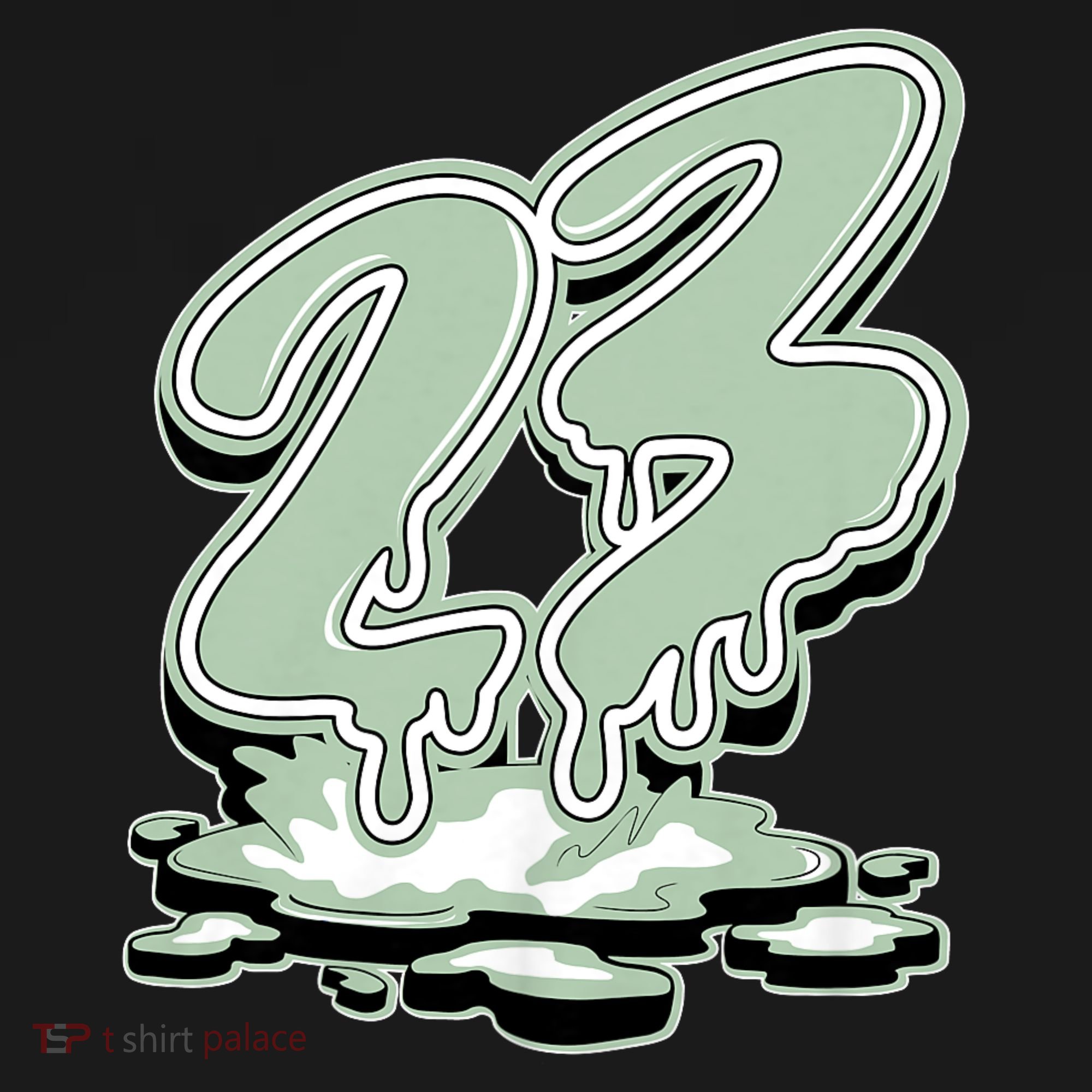 23 Drip Seafoam Abundance 4s Matching T-Shirt