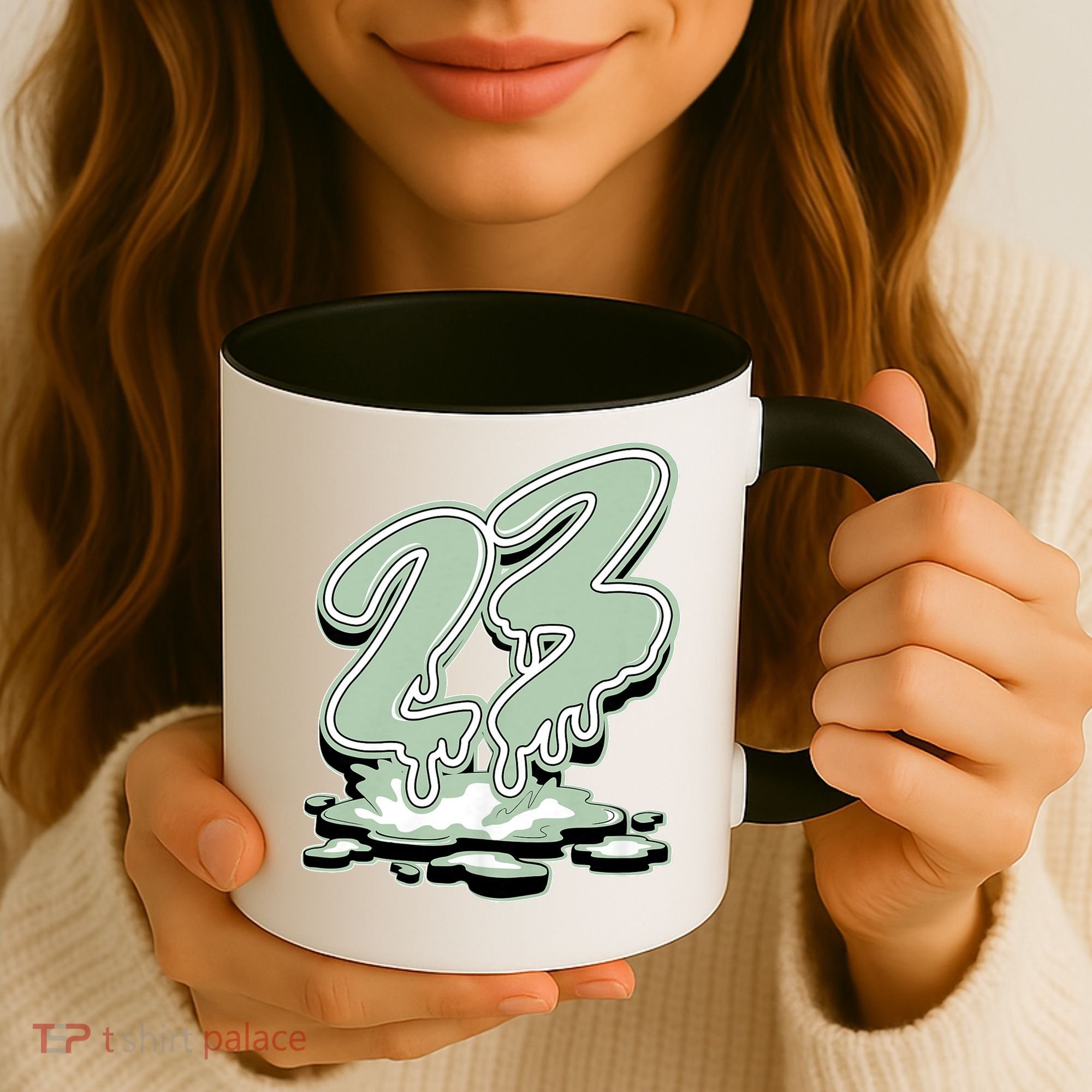 23 Drip Seafoam Abundance 4s Matching Coffee Mug