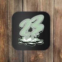 23 Drip Seafoam Abundance 4s Matching Coaster thumb 0