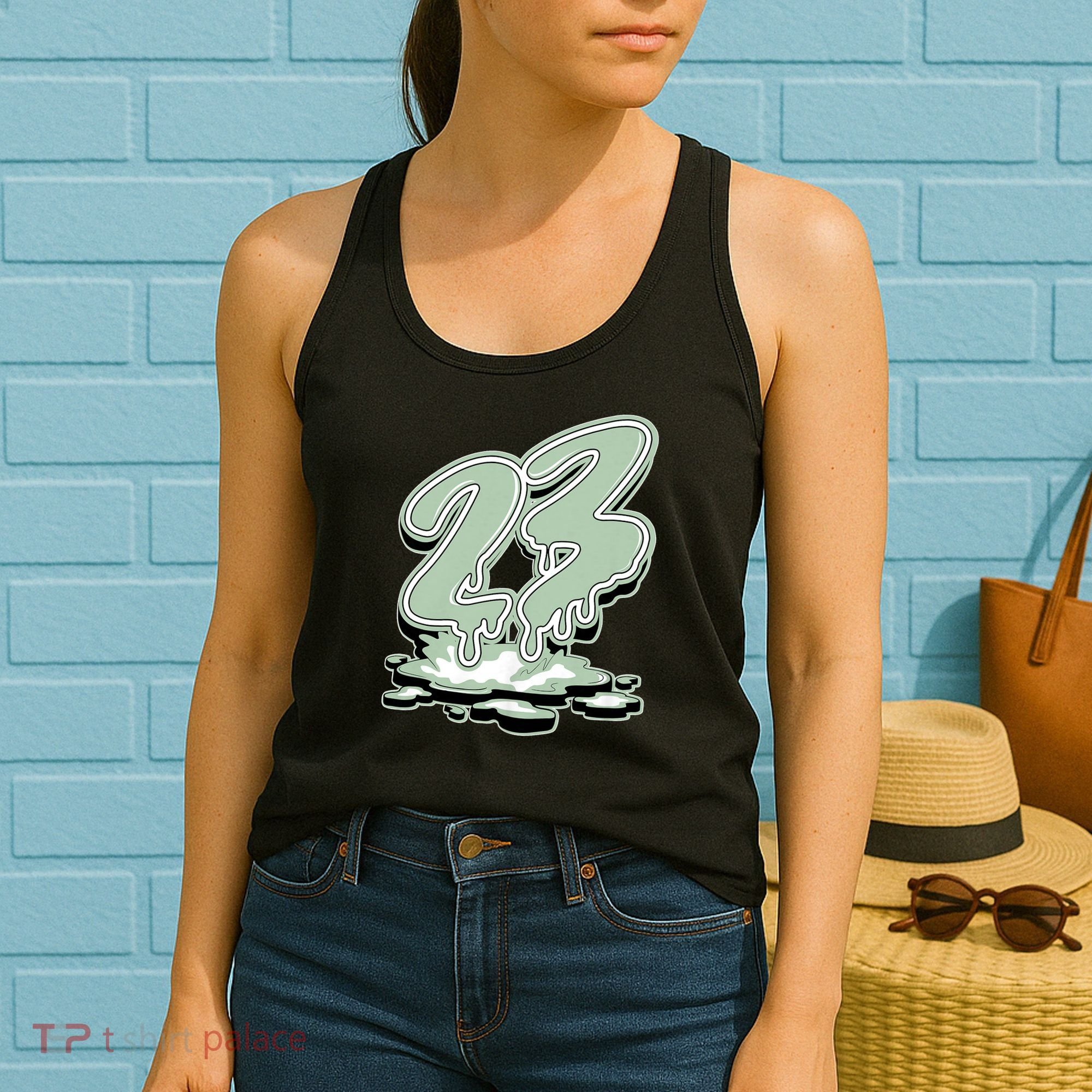 23 Drip Seafoam Abundance 4s Matching Women's Tank Top