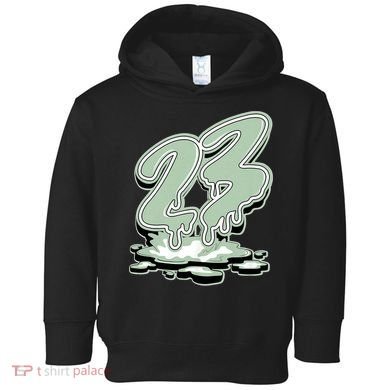 23 Drip Seafoam Abundance 4s Matching Toddler Hoodie