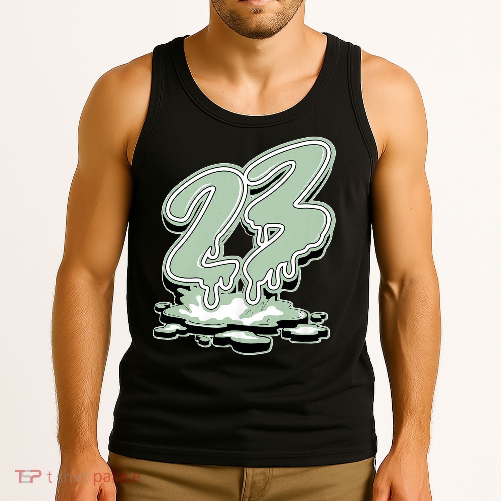 23 Drip Seafoam Abundance 4s Matching Tank Top