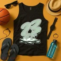 23 Drip Seafoam Abundance 4s Matching Tank Top thumb 4