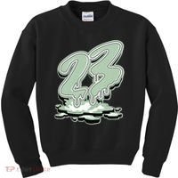 23 Drip Seafoam Abundance 4s Matching Kids Sweatshirt thumb 0
