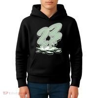 23 Drip Seafoam Abundance 4s Matching Kids Hoodie thumb 4