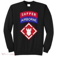 20th Engineer Brigade Patch W Airborne And Sapper Tab Sweatshirt thumb 0