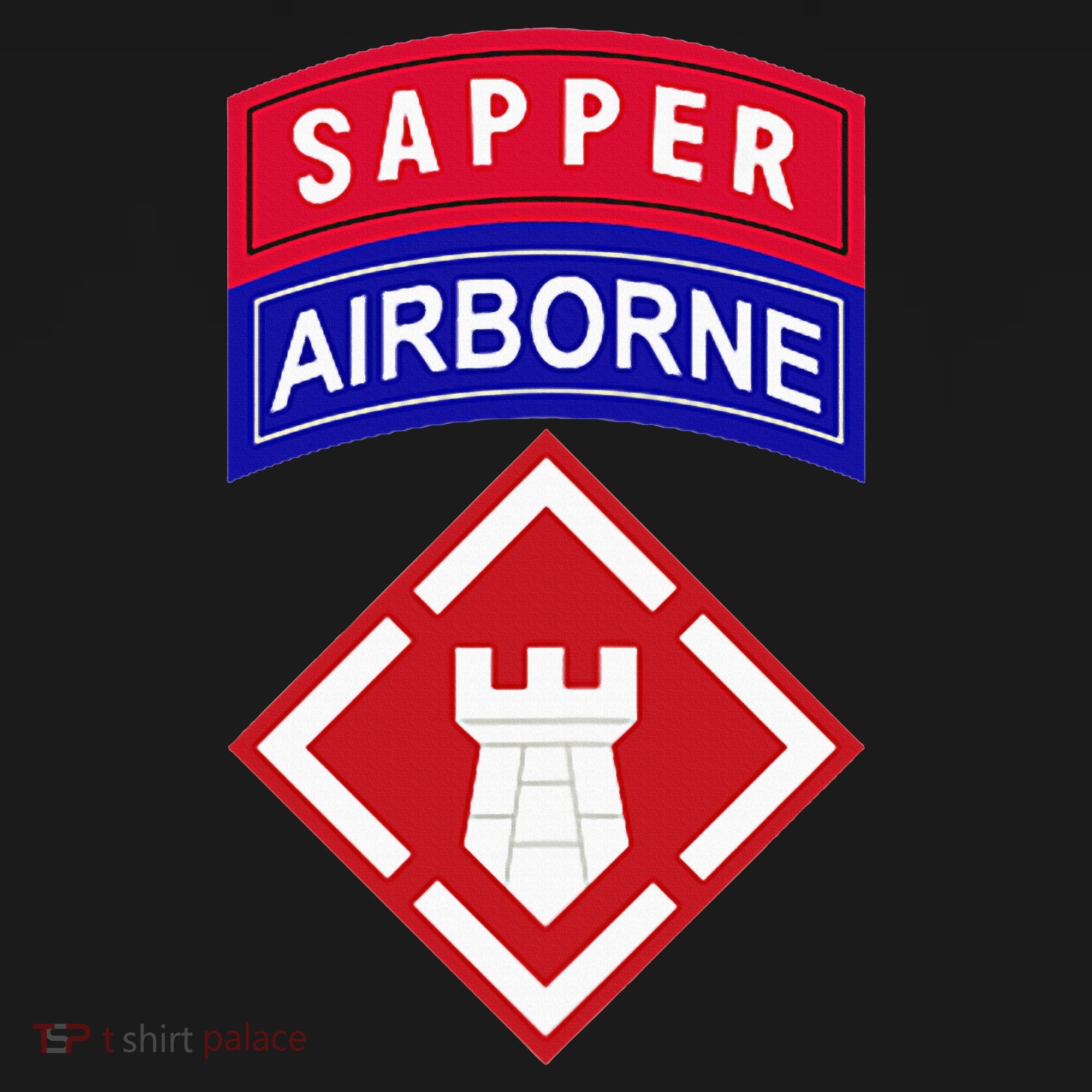 20th Engineer Brigade Patch W Airborne And Sapper Tab Sweatshirt