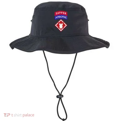 20th Engineer Brigade Patch W Airborne And Sapper Tab Bucket Hat