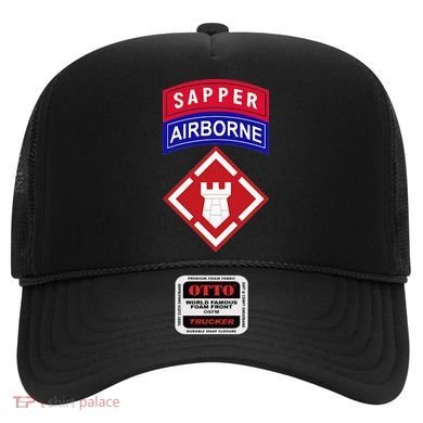 20th Engineer Brigade Patch W Airborne And Sapper Tab Hat