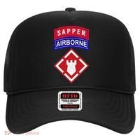 20th Engineer Brigade Patch W Airborne And Sapper Tab Hat thumb 0