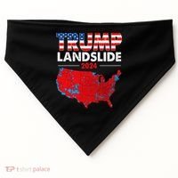 2024 Electoral Map Trump Landslide Red Election Map USA-Made Doggie Bandana thumb 0