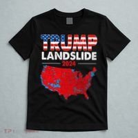 2024 Electoral Map Trump Landslide Red Election Map T-Shirt thumb 5