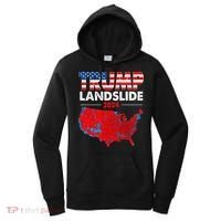 2024 Electoral Map Trump Landslide Red Election Map Women's Hoodie thumb 0