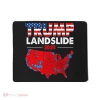 2024 Electoral Map Trump Landslide Red Election Map Mousepad thumb 0