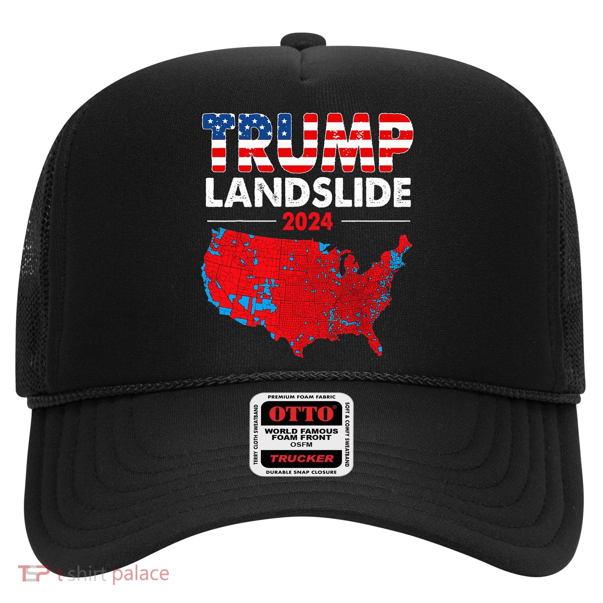 2024 Electoral Map Trump Landslide Red Election Map Hat
