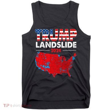 2024 Electoral Map Trump Landslide Red Election Map Tank Top