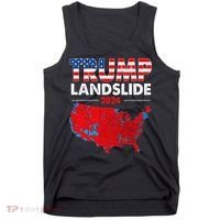2024 Electoral Map Trump Landslide Red Election Map Tank Top thumb 0