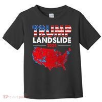 2024 Electoral Map Trump Landslide Red Election Map Toddler T-Shirt thumb 0