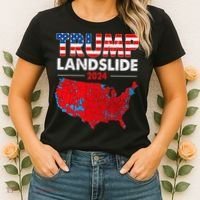 2024 Electoral Map Trump Landslide Red Election Map Women's T-Shirt thumb 2