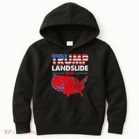 2024 Electoral Map Trump Landslide Red Election Map Kids Hoodie thumb 0