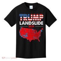 2024 Electoral Map Trump Landslide Red Election Map Kids T-Shirt thumb 0
