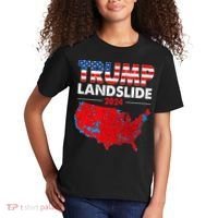 2024 Electoral Map Trump Landslide Red Election Map Kids T-Shirt thumb 2