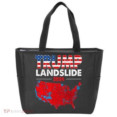 2024 Electoral Map Trump Landslide Red Election Map Tote Bag