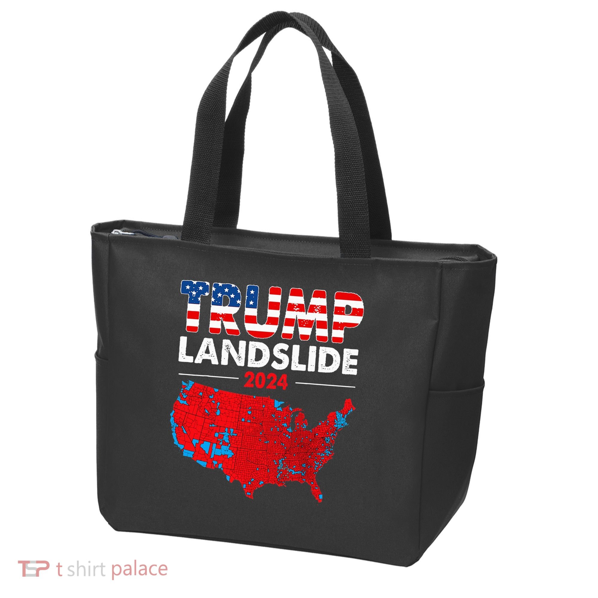 2024 Electoral Map Trump Landslide Red Election Map Tote Bag