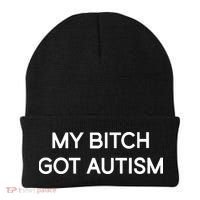 2 Femcel 2 Furious My Bitch Got Autism Beanie thumb 0