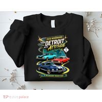 2026 From Detroit With Attitude A Michigan Tradition Woodward Ave M1 Sweatshirt thumb 2