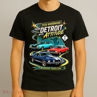 2026 From Detroit With Attitude A Michigan Tradition Woodward Ave M1 T-Shirt thumb 3