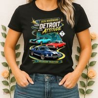 2026 From Detroit With Attitude A Michigan Tradition Woodward Ave M1 Women's T-Shirt thumb 2