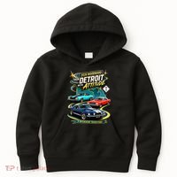 2026 From Detroit With Attitude A Michigan Tradition Woodward Ave M1 Kids Hoodie thumb 0