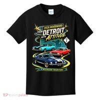 2026 From Detroit With Attitude A Michigan Tradition Woodward Ave M1 Kids T-Shirt thumb 0