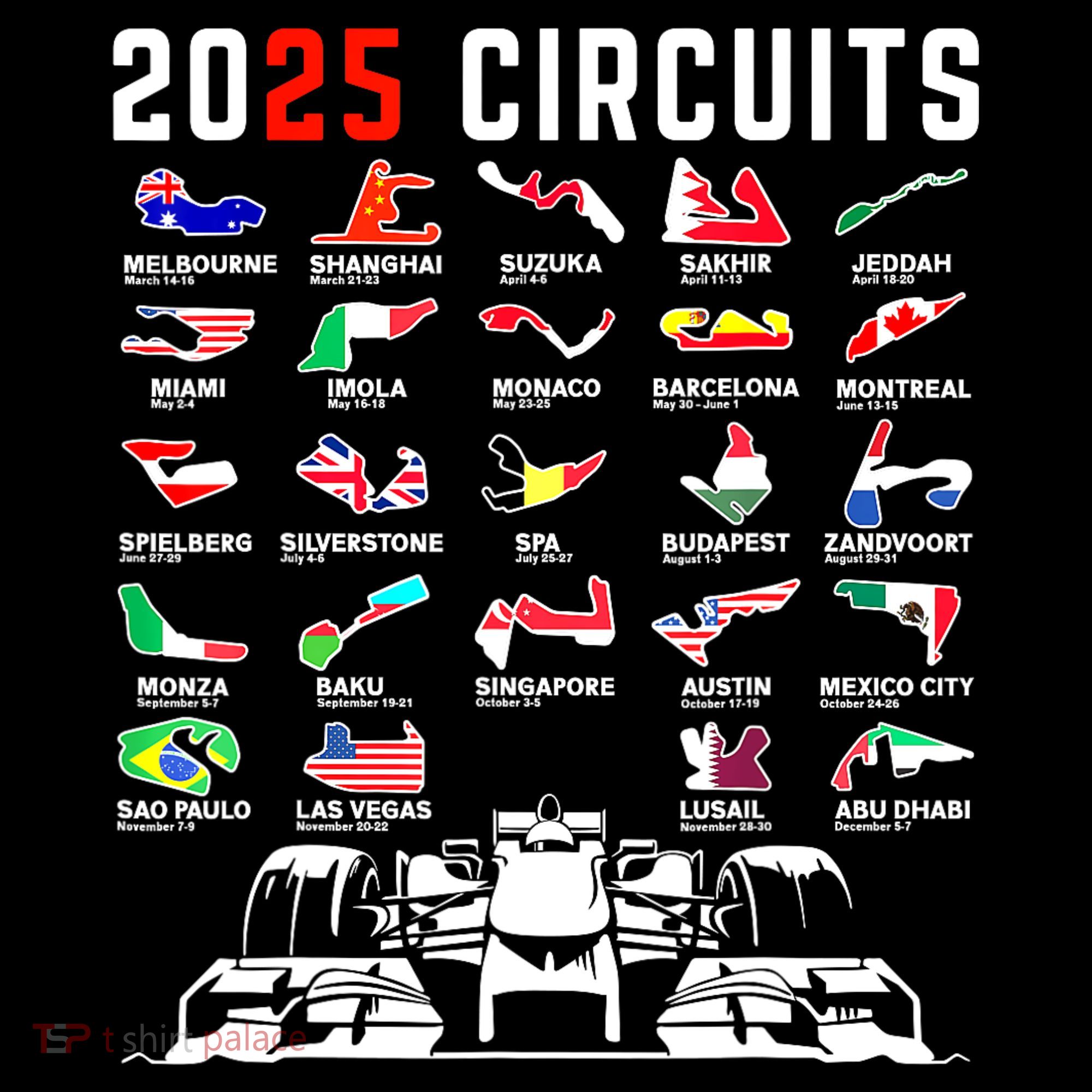 2025 Formula Racing T-Shirt
