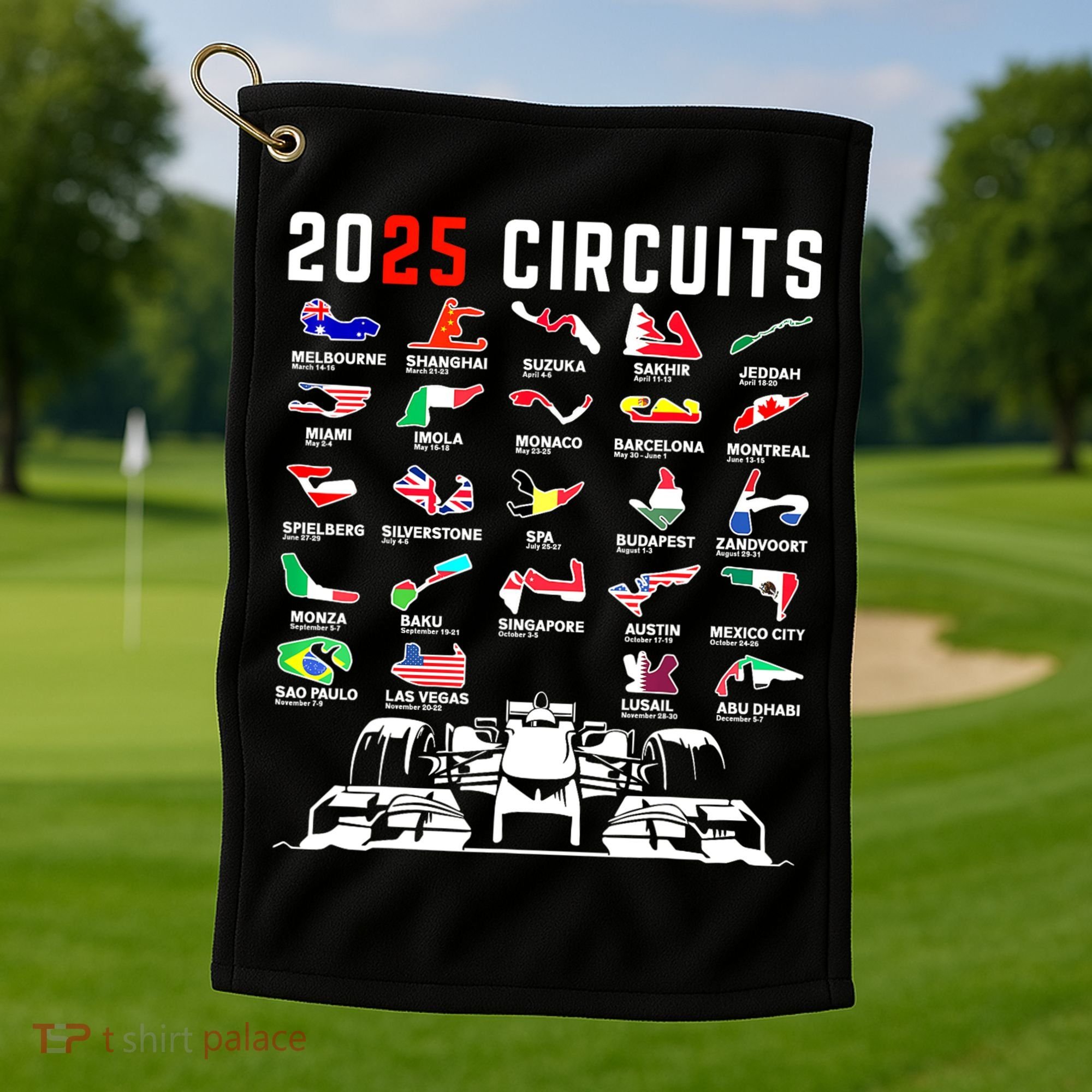 2025 Formula Racing Golf Towel