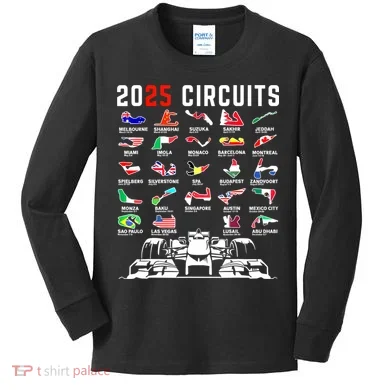 2025 Formula Racing Kids Long Sleeve Shirt