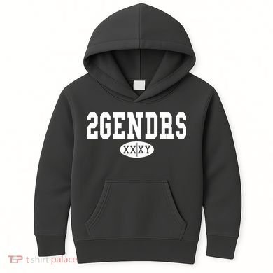 2 Genders Kids Hoodie