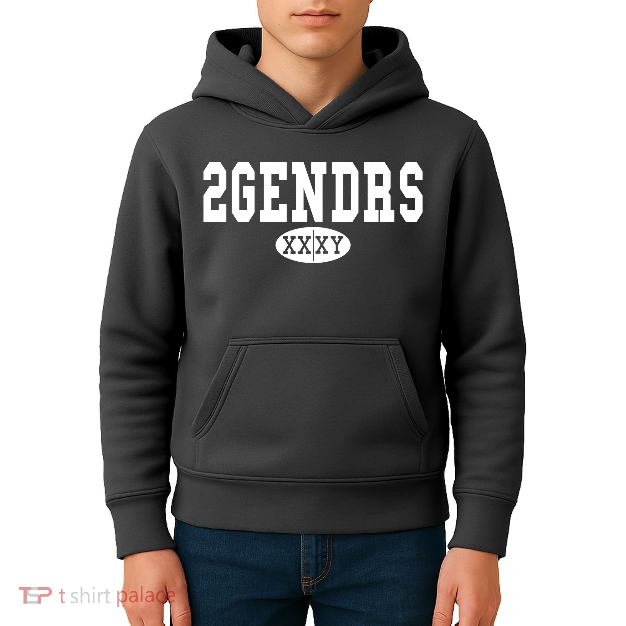 2 Genders Kids Hoodie