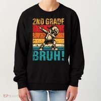 2nd Grade Bruh Dabbing Boy Second Grade Squad Boy Student Women's Sweatshirt thumb 0