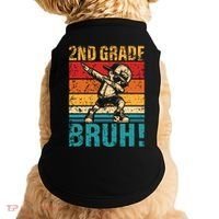 2nd Grade Bruh Dabbing Boy Second Grade Squad Boy Student Doggie Tank thumb 0