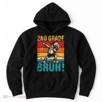 2nd Grade Bruh Dabbing Boy Second Grade Squad Boy Student Hoodie thumb 0