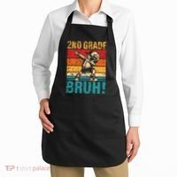 2nd Grade Bruh Dabbing Boy Second Grade Squad Boy Student Apron thumb 2